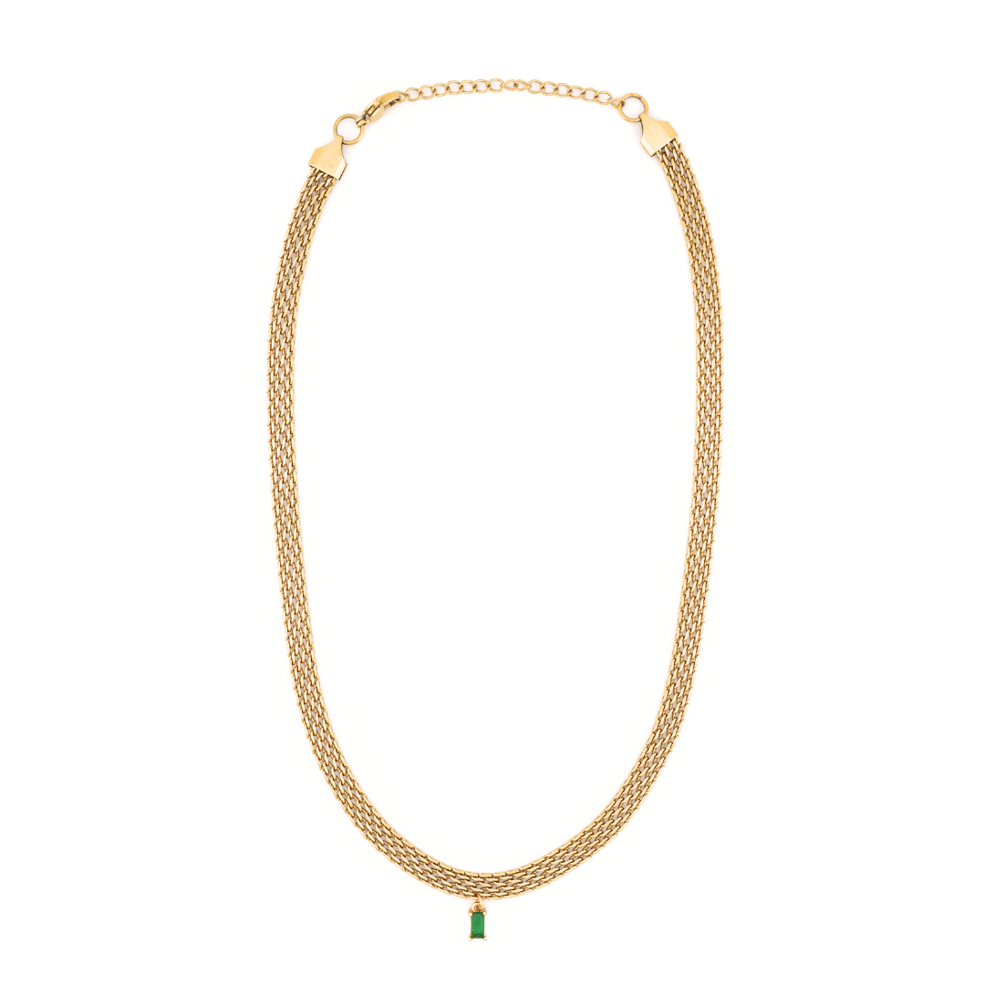 GREEN LIGHT NECKLACE